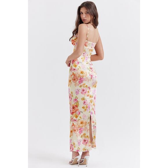 House of CB Josefina Ivory Floral Maxi Dress - Picture 3 of 4